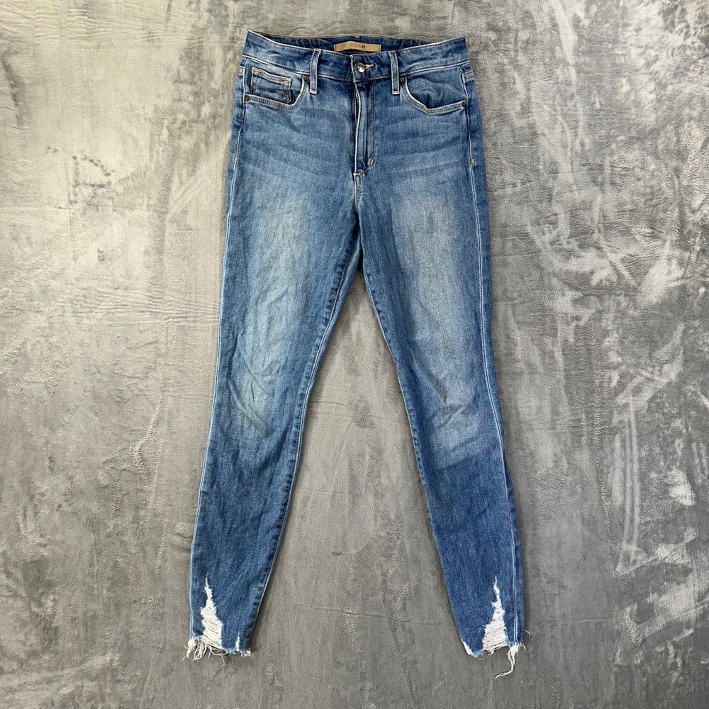 Joe's High Rise Skinny Ankle Jeans Women's Size 25 Blueβ Medium Wash Denim